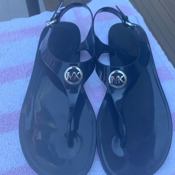 MICHAEL Michael Kors Shoes - Michael Kors classic jelly thong sandals navy. 8